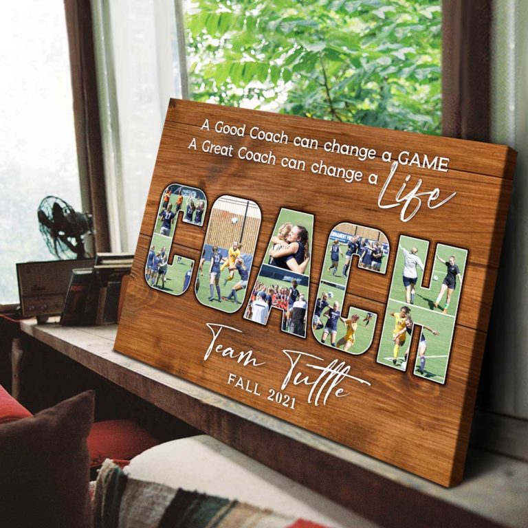 Personalized Softball Coach Gift Ideas Picture Frame, Thank You