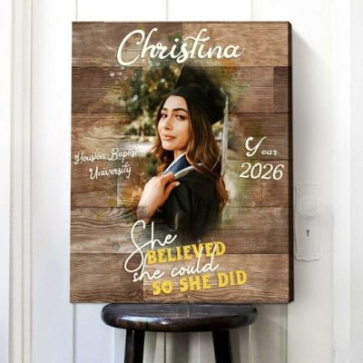 Personalized Graduation Gift For Her, College Graduation Gift For Girl, Custom Graduation Print