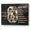 Personalized 8 Year Anniversary Photo Collage Wall Art 8th Wedding Anniversary Gifts Eight Year Anniversary Gift 4
