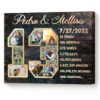 Personalized 13 Year Anniversary Photo Collage Wall Art 13th Wedding Anniversary Gift 13 Year Wedding Anniversary Gift 3