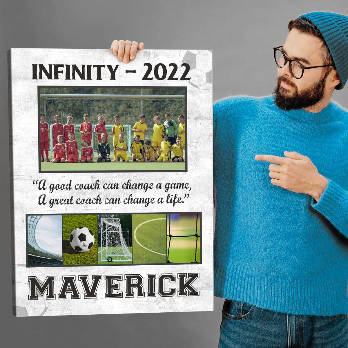 Personalized Soccer Coach Gift, Soccer End Of Season Gift For Coach, Team Gift  Coach Retirement Ideas