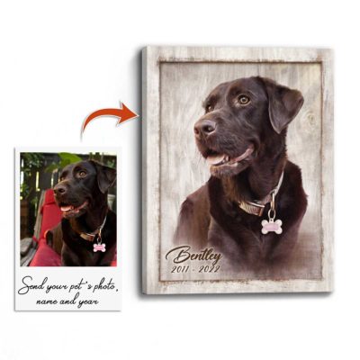 Custom Pet Portrait, Dog Portrait Painting, Dog Portrait From Photo, Pet Portraits on Canvas
