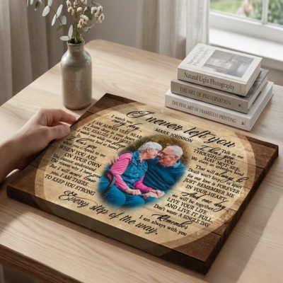 Custom Memorial Canvas Print - Personalized Remembrance Gift, Sympathy Gift for Loss of Father or Mother, Bereavement Photo Gift