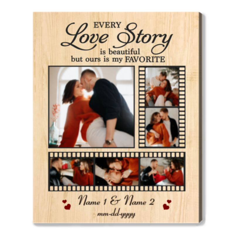 Personalized Photo Collage Gift For Girlfriend, Picture Frames For