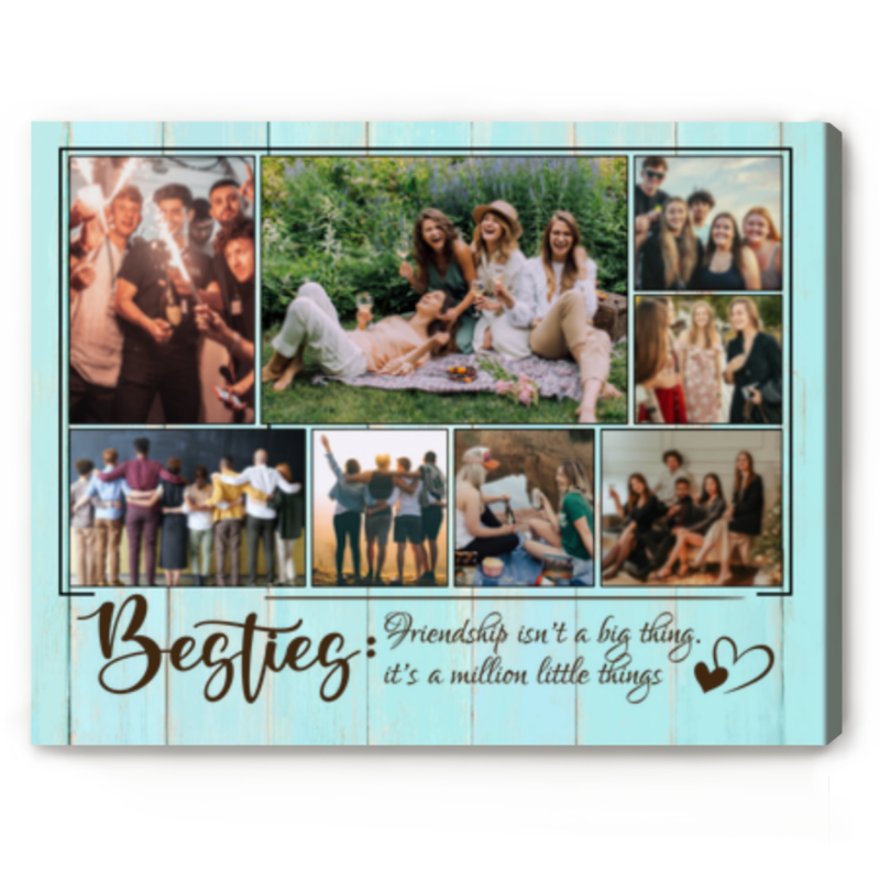 personalized bestie gifts picture print best christmas gift for a friend best friend gift ideas