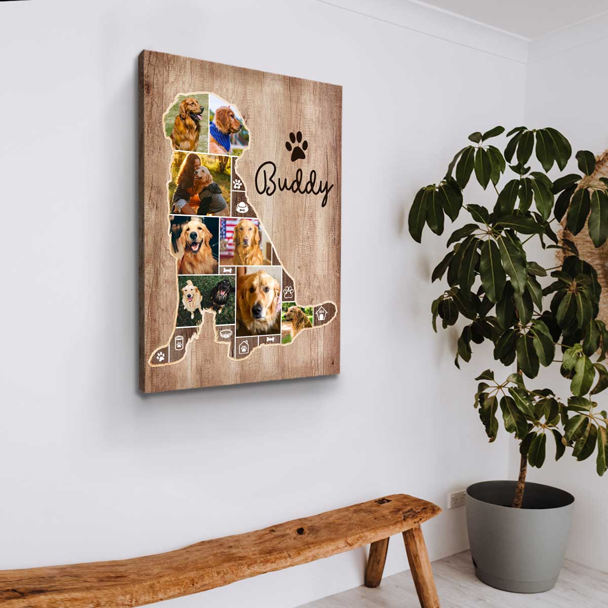 Custom Pet Canvas Custom Pet Portrait Canvas Benicee Shop