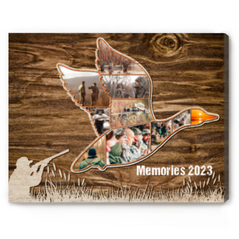 duck hunting photo collage canvas gifts for duck hunters father's day gifts for the hunter
