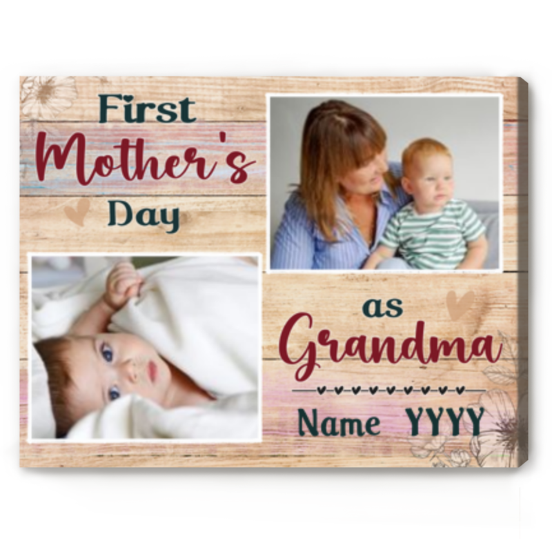 first mother's day as grandma photo print mother's day gift for first time grandma personalised 1st time grandma gifts