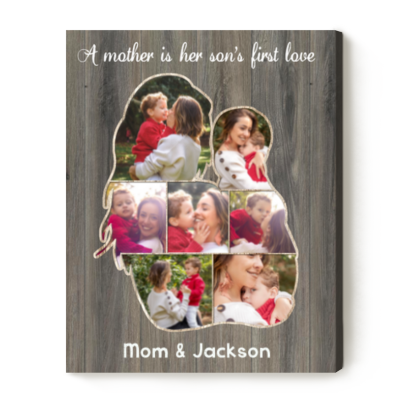 mom and son collage gifts canvas mother's day gift from son customized gifts for mom from son