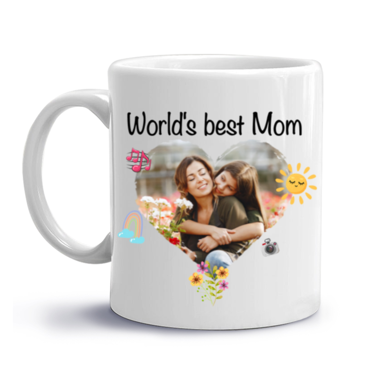 world's best mom mug personalized mother's day mug for mom picture gift for mom birthday