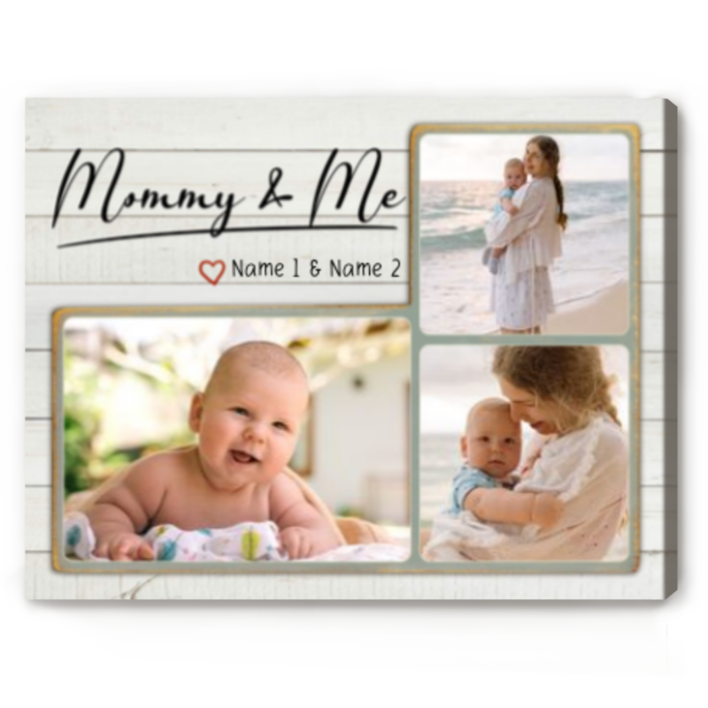 mommy and me photo print mother's day gift for new mom personalized gift for new mom from baby