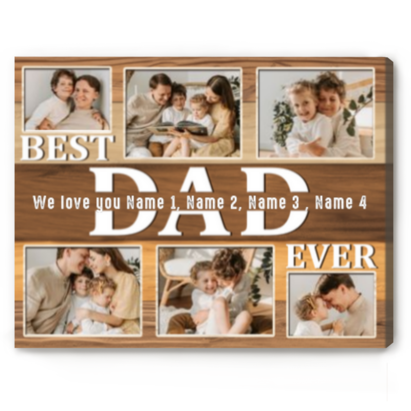 Personalized Fathers Day Gifts 2023 Fathers Day Canvas Benicee Shop