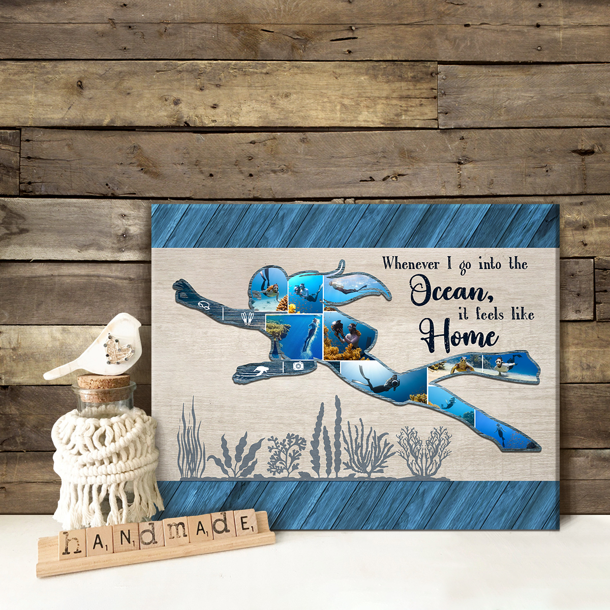 Personalized Scuba Diving Set Acrylic Keychain Gift For Diving Lovers, – Fat Guy Scuba Supply
