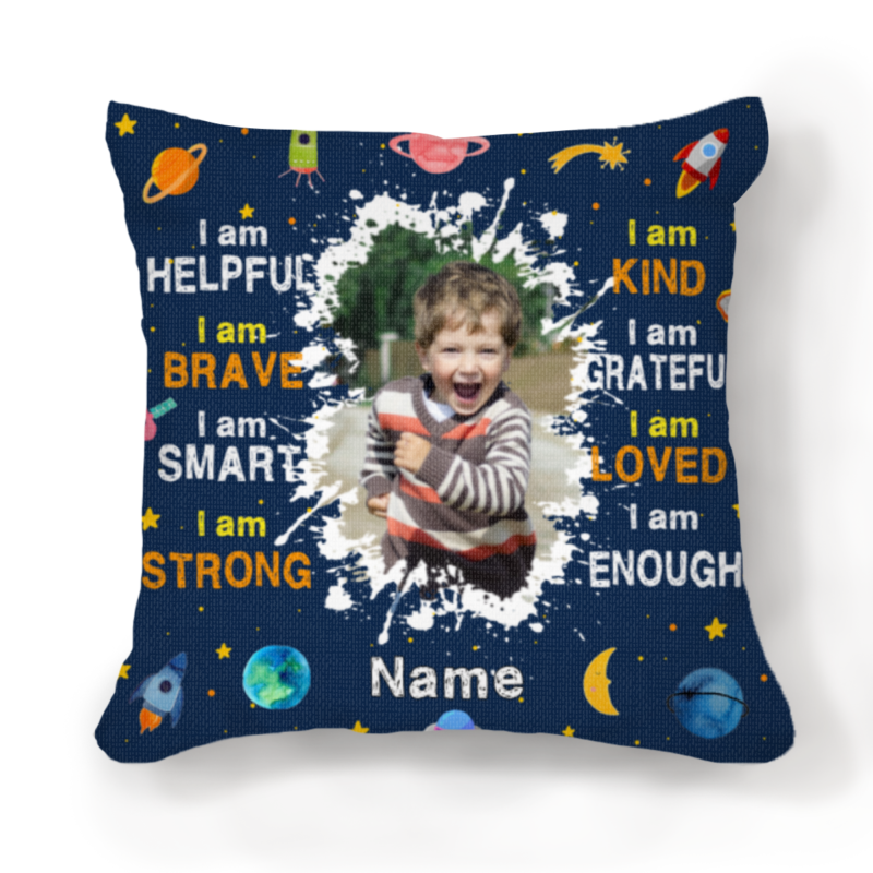 personalized gift for grandson i am kind affirmation photo pillow christmas gifts for grandkids grandson gifts from grandma