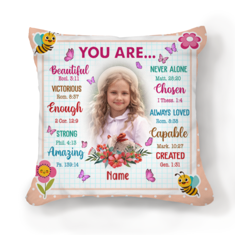 you are beautiful personalized photo pillow granddaughter christmas gifts from grandparents birthday gifts for granddaughter
