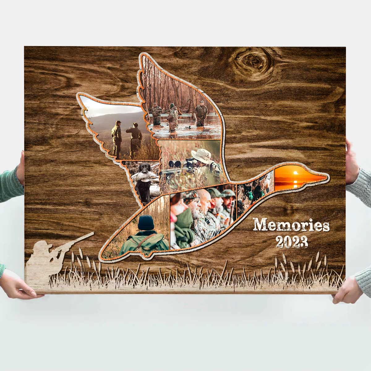 Duck Hunter Christmas Ornament