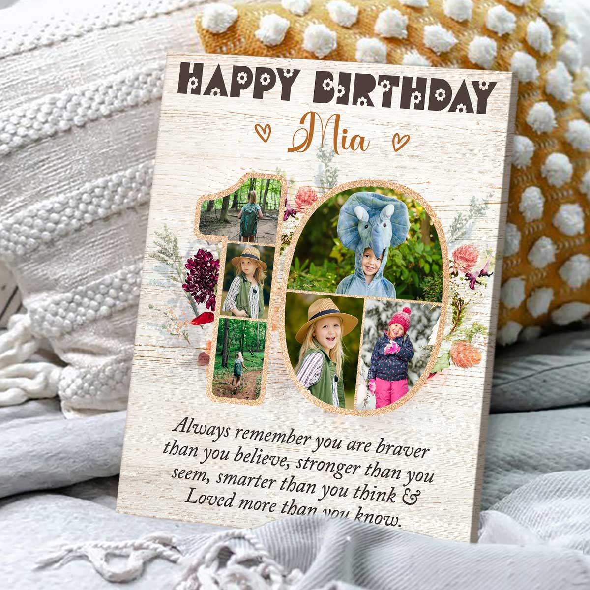 Happy 10th 10th Birthday Gifts For Daughter 10 Year Girl Birthday