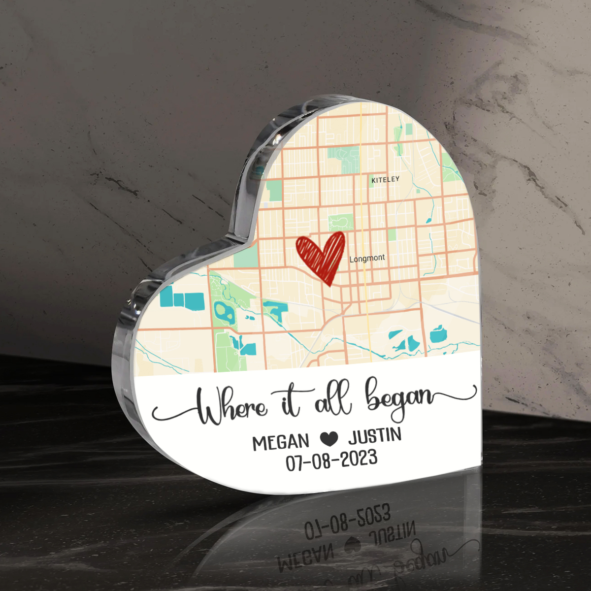 Where It All Began - Personalized Acrylic Plaque – MoonLoveShop