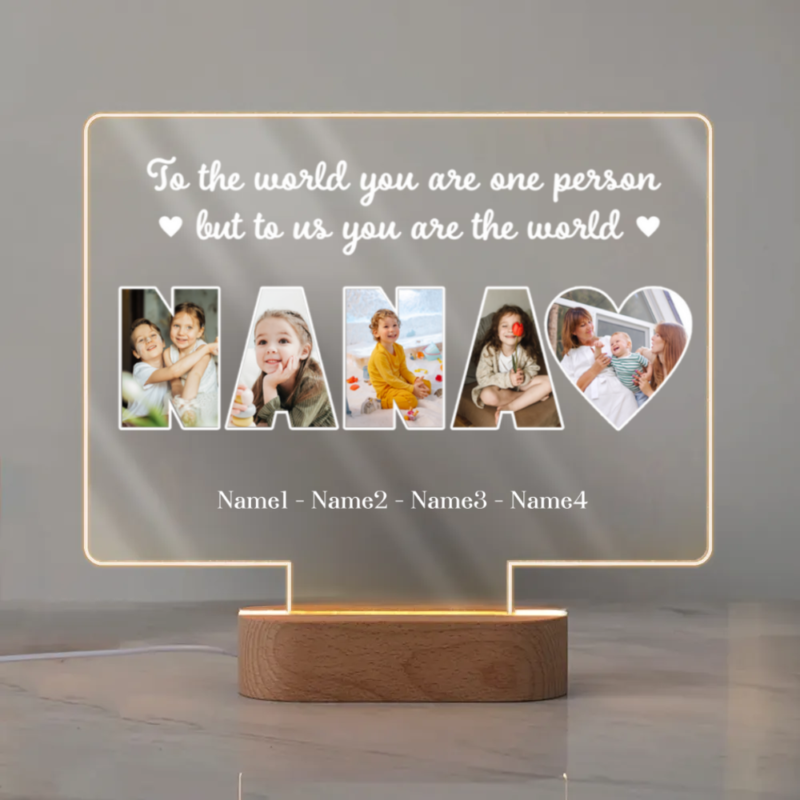 nana custom photo led night light mothers day gifts for nana best nana gift ideas grandma nana personalized gifts