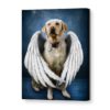 benicee shop custom dog portrait with angel wings personalized deceased pet portrait from photo on canvas dog loss gift 5