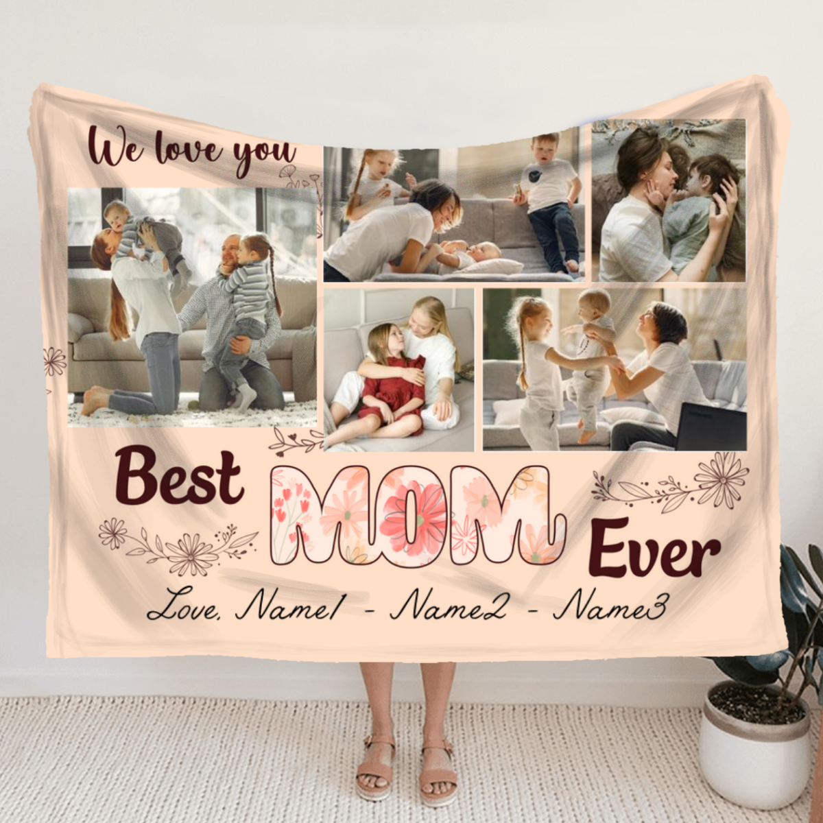 I Am The Storm - Family Personalized Custom Blanket - Mother's Day, Gift For Mom, Grandma