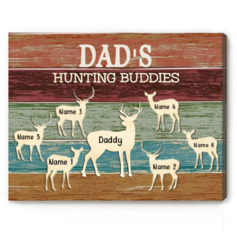 Dad's Hunting Buddies Sign With Name