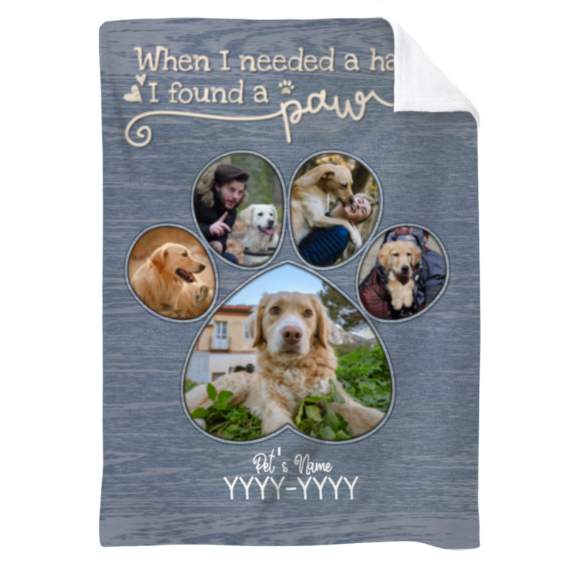 Personalized Blanket With Your Pet Photos, Gifts For Those Who Lost A Pet, Memory Dog Gifts, Loss of Pet Gift