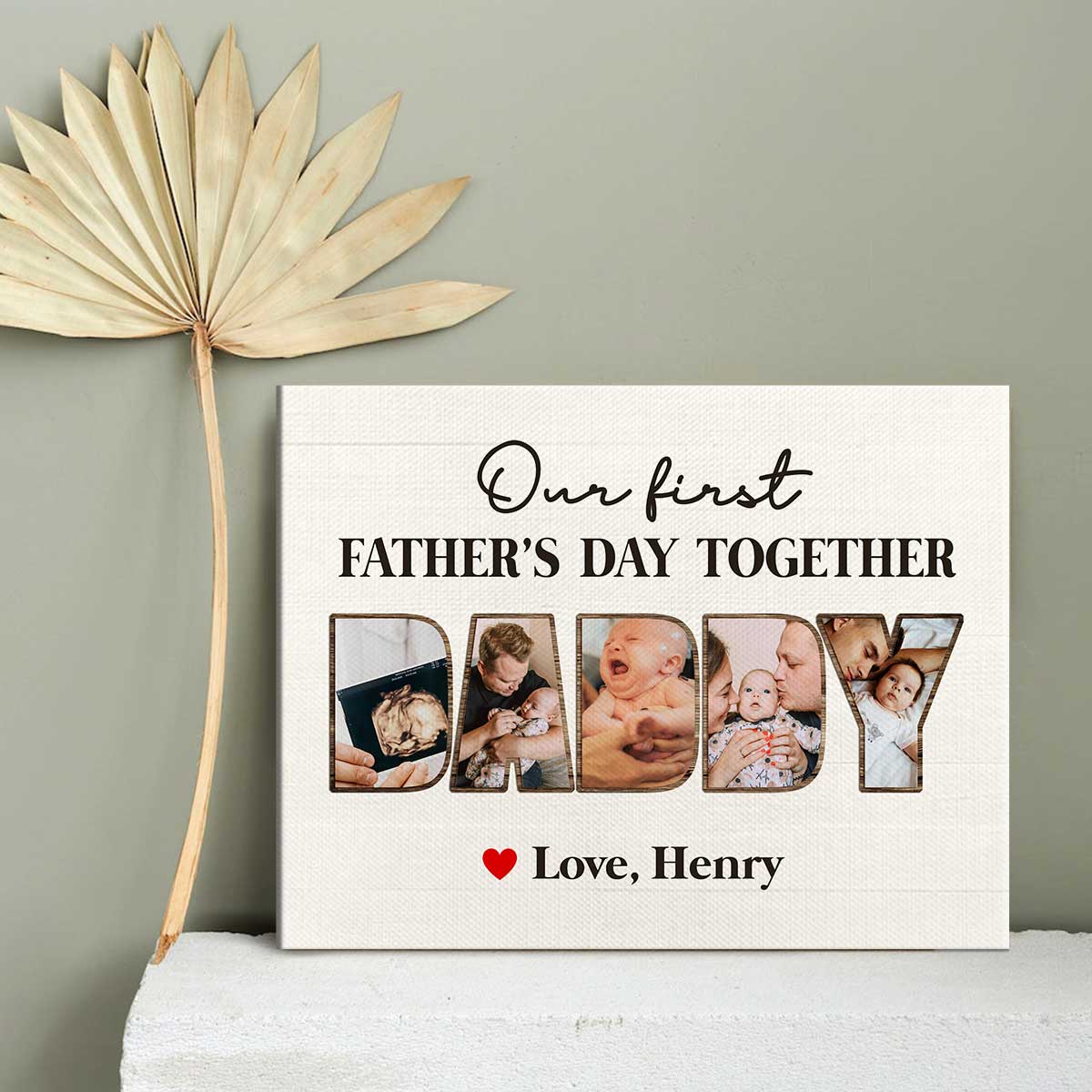 Canvas Cute First Fathers Day Ideas First Father's Day Gift From
