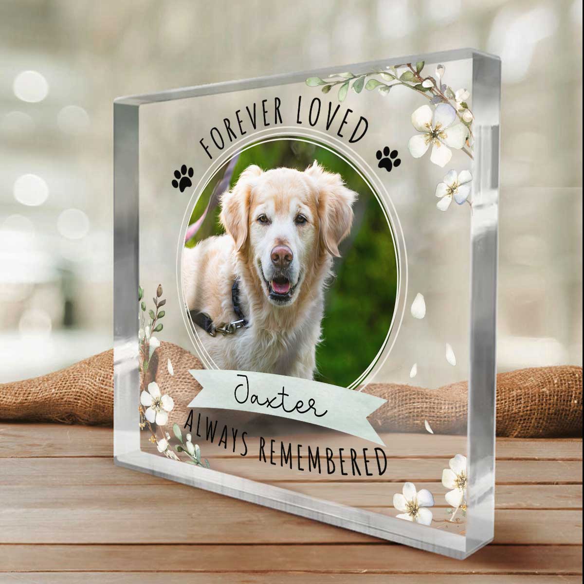 Gepersonaliseerde Pet Memorial Gooi Kussen, Aangepaste Foto & Tekst Huisdier Sympathie Geschenken voor Hond/Kat