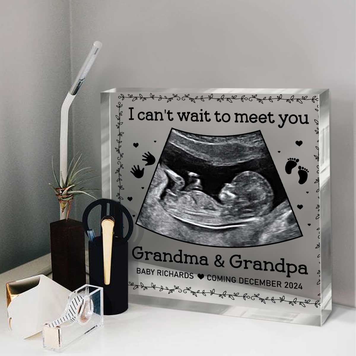 Personalized Grandma Acrylic Plaque - Grandma With Up to 4 Granddaughters - Gift Idea For Mother's Day - My Greatest Blessing Call Me Grandma main image 1