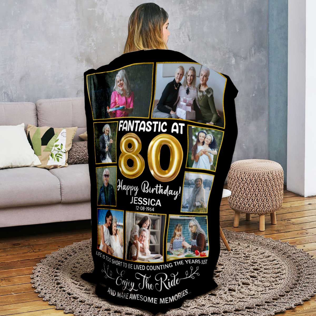 Old Grandma Blanket 100th Birthday Gifts For Women, 100th Birthday