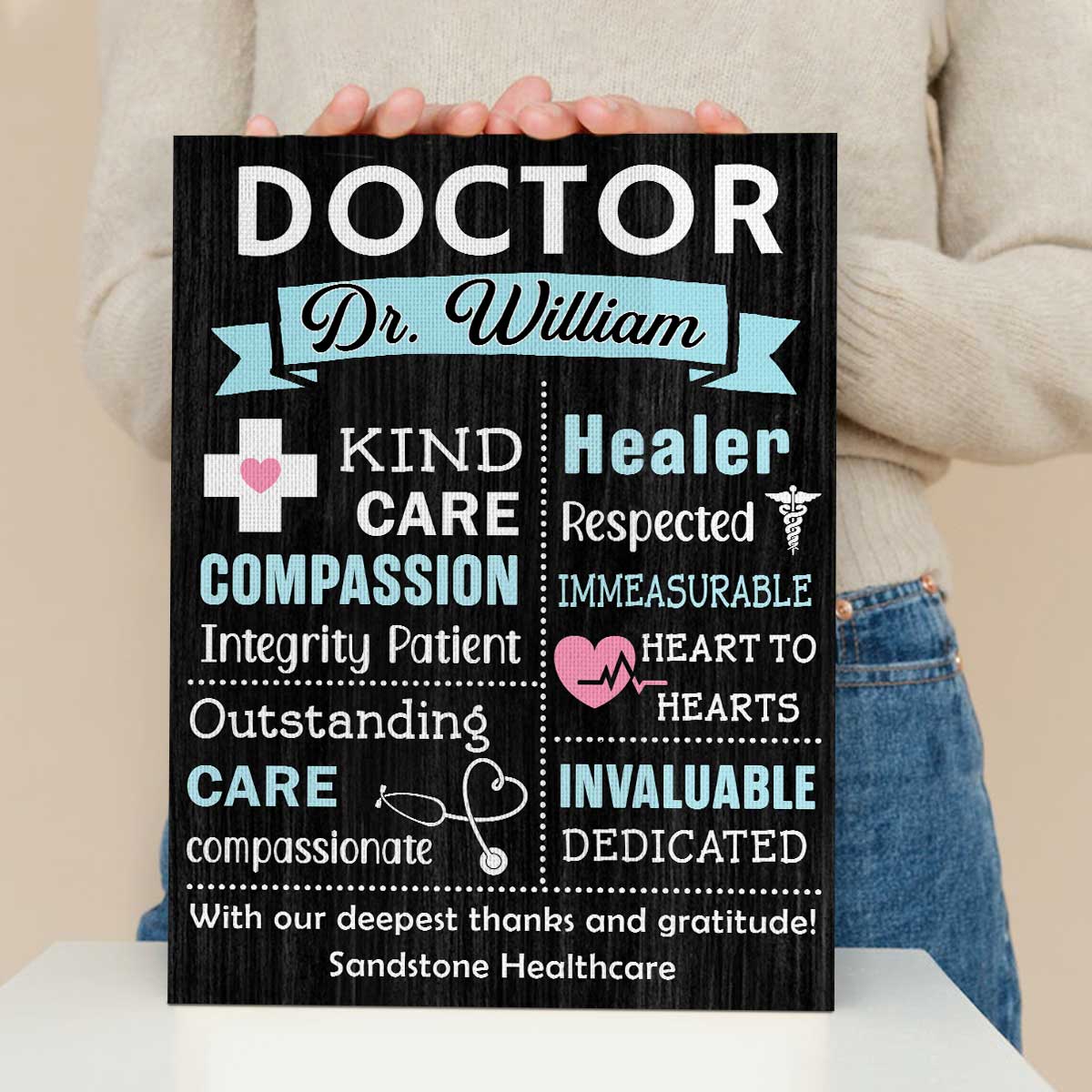 Personalized Doctor Word Art Canvas, Custom Doctor Gift, Surgeon Gift,  Pediatrician Gift, Physician Gratitude Medical, Doctor's Office Decor -  Best Personalized Gifts For Everyone, image size:1200x1200