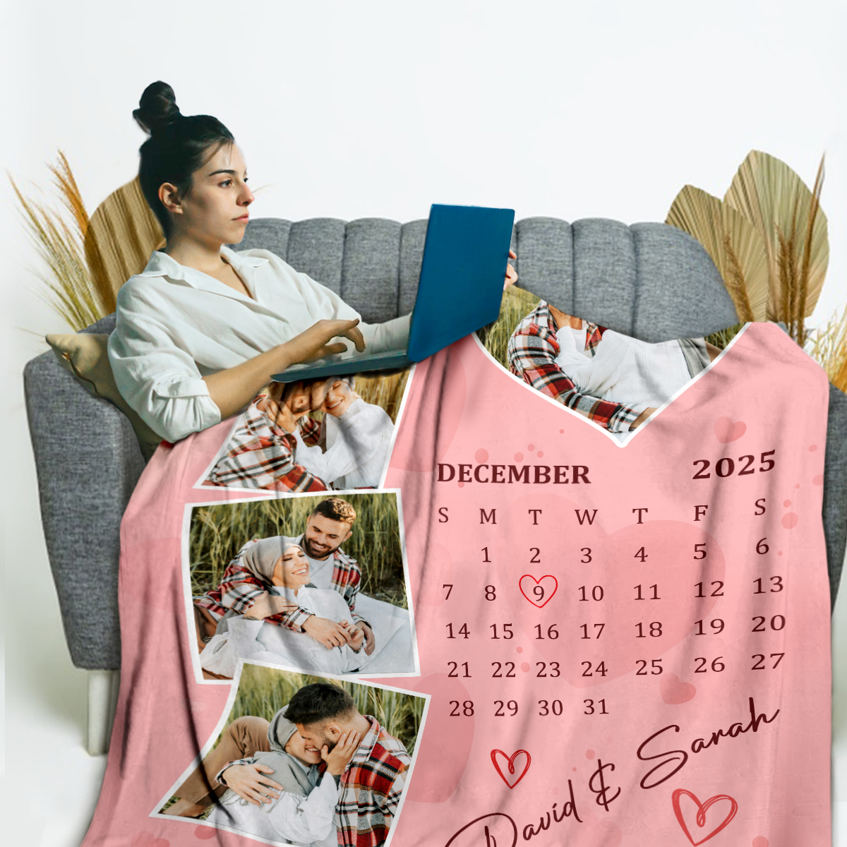 Blanket 15 Year Anniversary Gift For Him Blanket 15 Wedding