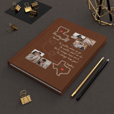 Custom Long Distance Relationship Journal, Valentine's Day LDR Gift, Long Distance Relationship Gifts For Boyfriend, Couples’ Long Distance Notebook