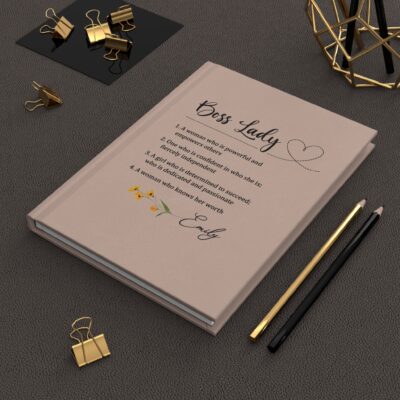 Personalized Boss Lady Notebook, Boss Lady Definition Journal, New Business Owner Gift, Gift for Female Boss, Coworker Appreciation Gift,Female Mentor Gift