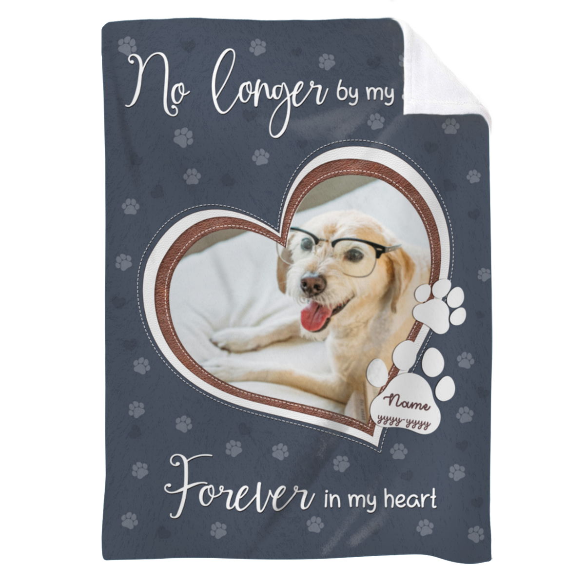 Personalized Memorial Quilt/Fleece Blanket - Memorial Gift For Loss Of Family Members/Friends - I Miss You main image 1