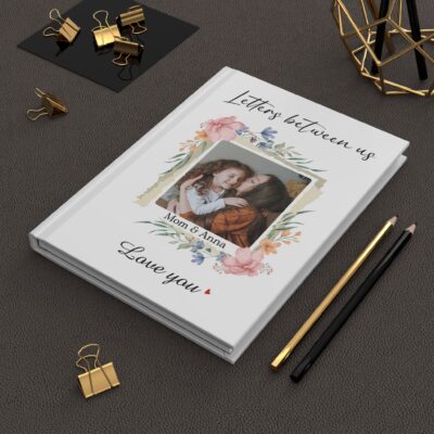 Personalized Mom Daughter Journal, Letters Between Us Custom Photo Notebook, Mama Memory Book, Mothers Day Gift From Daughter