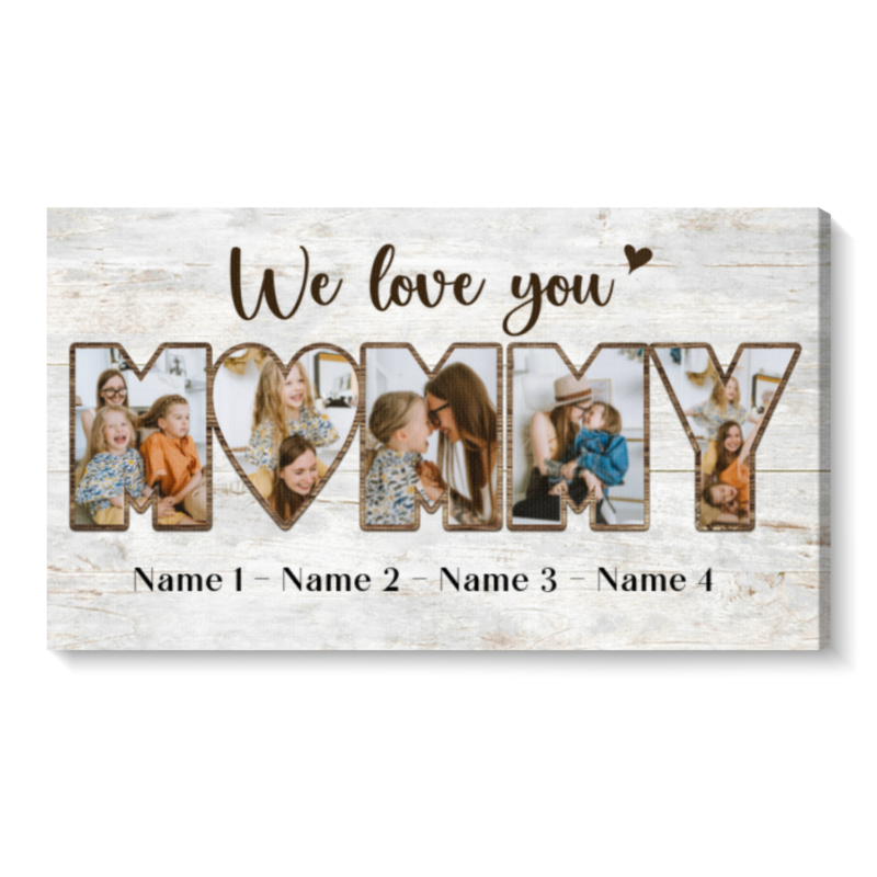 mother's day photo gifts personalized mommy canvas mommy gifts from kid from husband birthday presents for mom