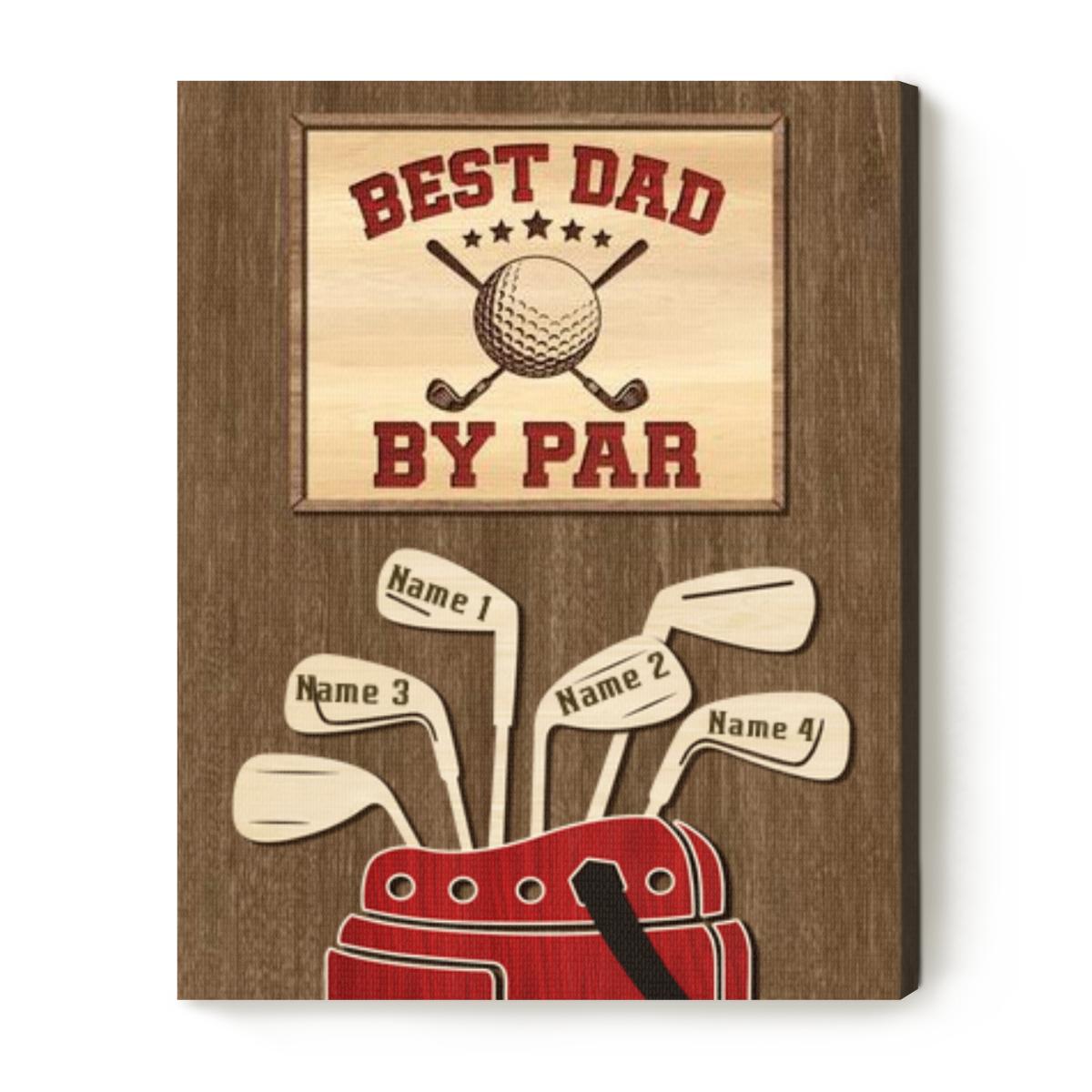 Father's Day Golf Gifts For Dad, Dad Golf Sign With Kids Name, Golfing ...