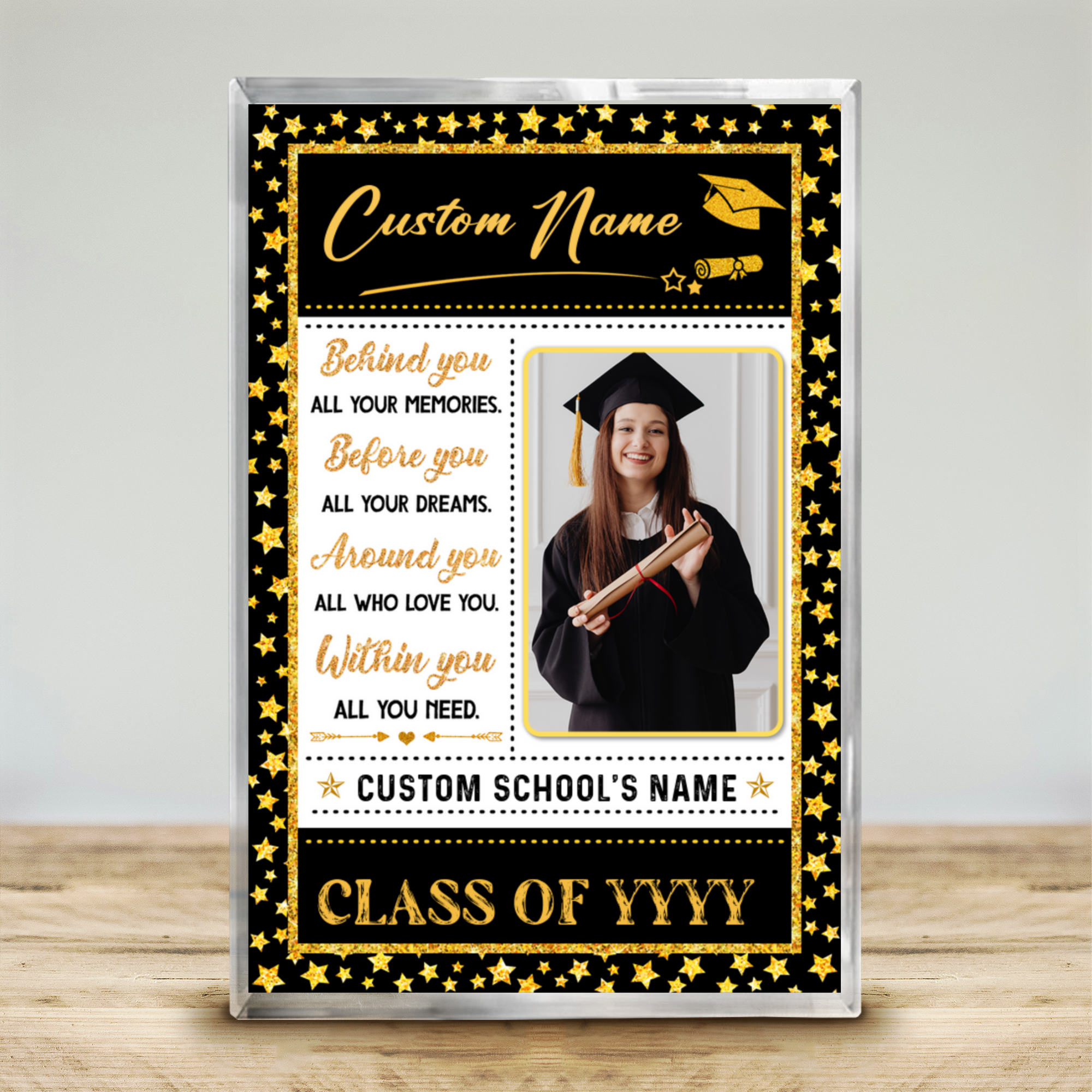 Personalized Grad Gifts, Graduation Plaque With Photo, Gifts For ...