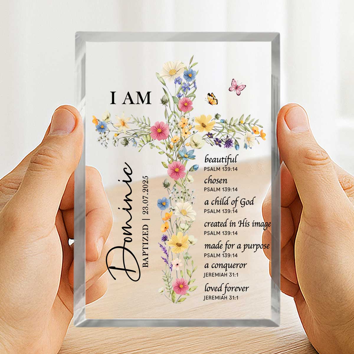 Personalized Baptism Gift For Girls, Baptism Christening Gifts