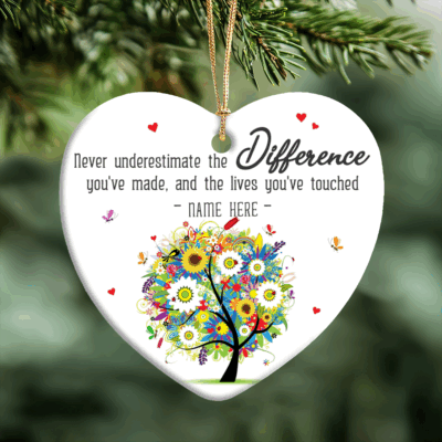 Personalized Retirement Ornament, Coworker Farewell Gift, Employee Appreciation Gift, Boss Thank You Gift, Office Christmas Ornament
