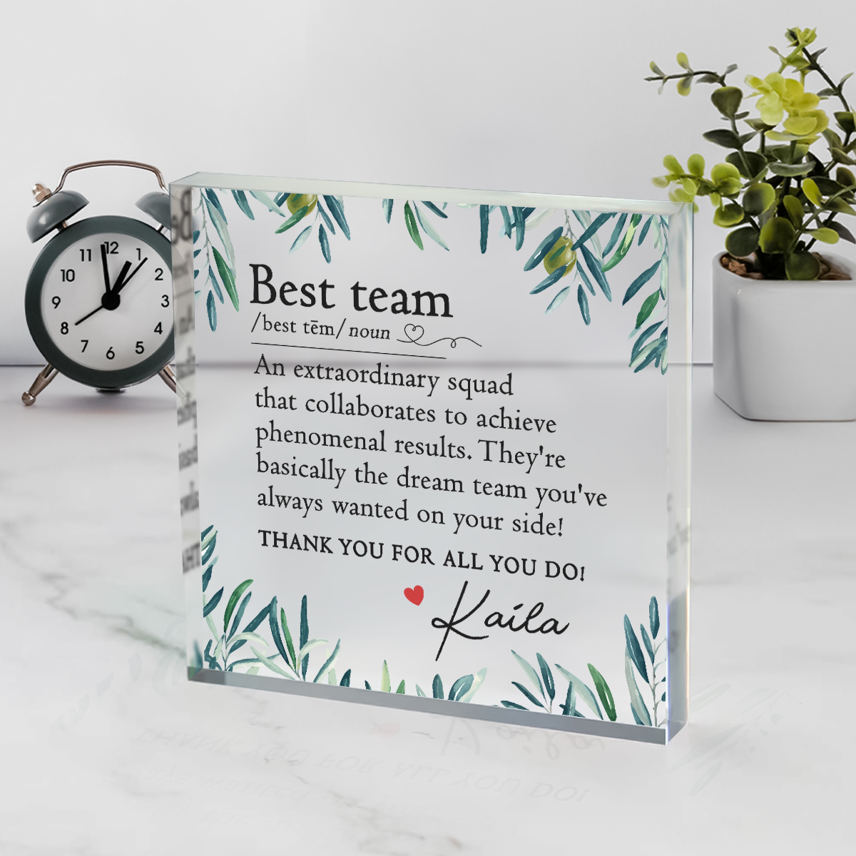 thumbnail image 2 of We Wouldn’t Be The Team That We Are Without You 2 of 14