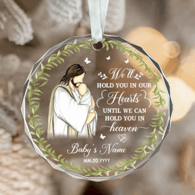 Custom Miscarriage Ornament – Baby Memorial Christmas Gift, Pregnancy & Infant Loss Remembrance Keepsake, Personalized Baby Loss Ornament