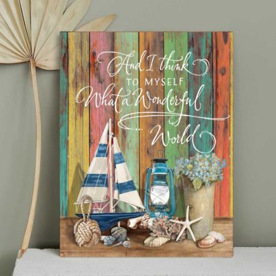 And I Think To Myself What A Wonderful World Canvas Print