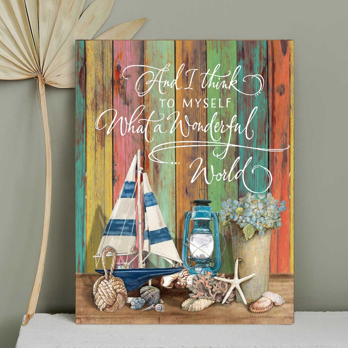 And I Think To Myself What A Wonderful World Canvas Print 1 wonderfulworld