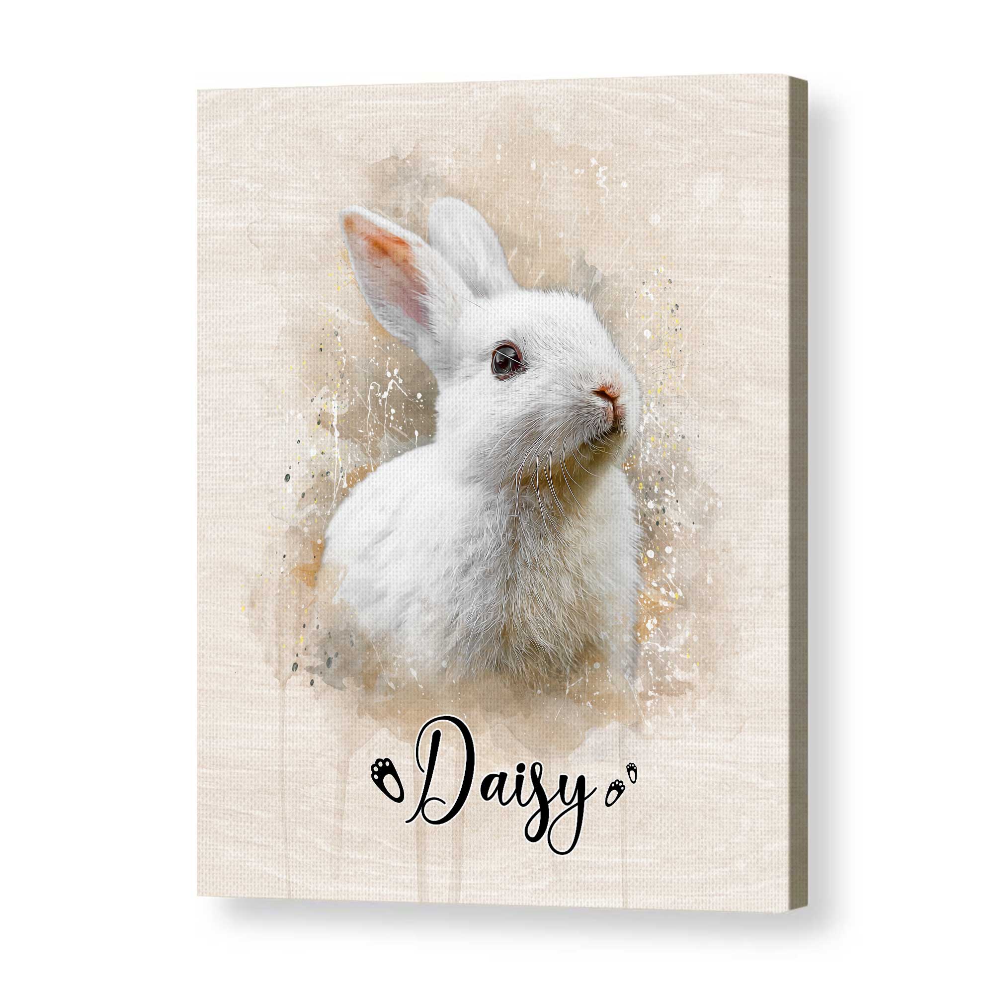Personalized Bunny Portrait from Photo – Custom Rabbit Pet Canvas, Rabbit Owner Gifts, Pet Loss Gift 1 36abaefc 12cc 11f1 ab15 0242ac120002 benicee personalized bunny portrait from photo custom rabbit pet canvas rabbit owner gifts pet loss gift