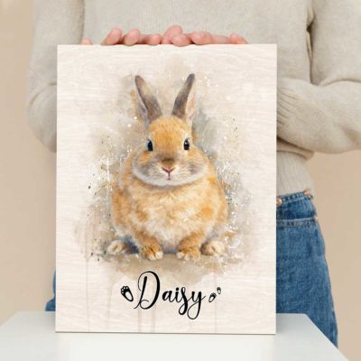 Personalized Bunny Portrait from Photo – Custom Rabbit Pet Canvas, Rabbit Owner Gifts, Pet Loss Gift 12 Personalized Bunny Portrait from Photo – Custom Rabbit Pet Canvas, Rabbit Owner Gifts, Pet Loss Gift