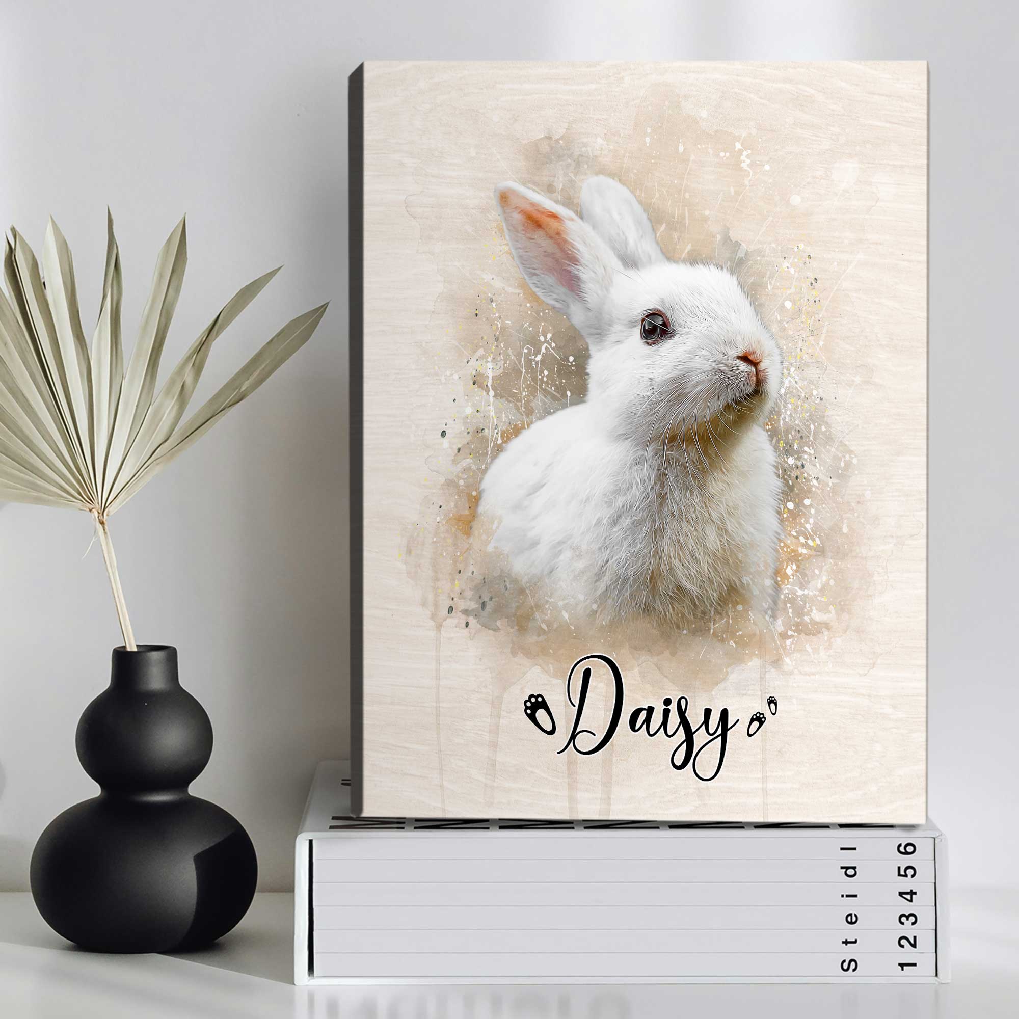 Personalized Bunny Portrait from Photo – Custom Rabbit Pet Canvas, Rabbit Owner Gifts, Pet Loss Gift 10 Personalized Bunny Portrait from Photo – Custom Rabbit Pet Canvas, Rabbit Owner Gifts, Pet Loss Gift