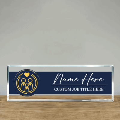 Personalized Family Doctor Desk Name Plate – Custom Acrylic Office Name Sign, Gift for Family Physician, Medical Office Gift